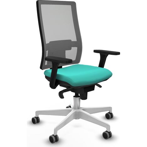 Silla de oficina piqueras y crespo Horna gris turquesa moderna (1/5)