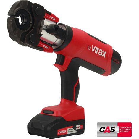 VIRAX Prensa de batería VIPER M2X 18V 1x 2,0 Ah batería CAS + cargador incl. pinza para tuercas - 253569 (1/5)