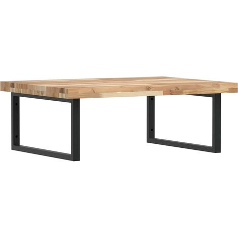 Maison Exclusive - Waschbeckenregal Wandmontage Stahl und Akazien