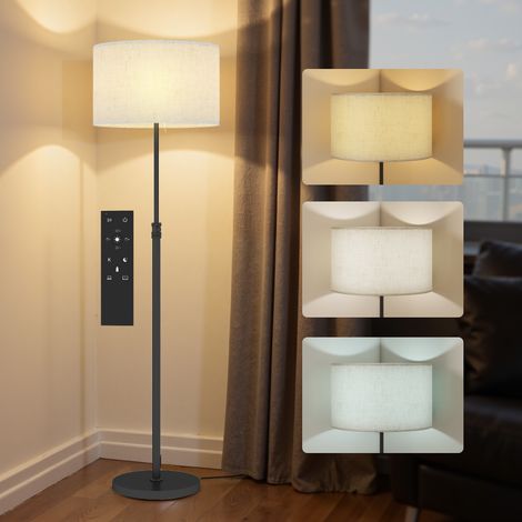 HOMCOM Modern Dimmable Standing Lamp with Adjustable Colour Temperatures