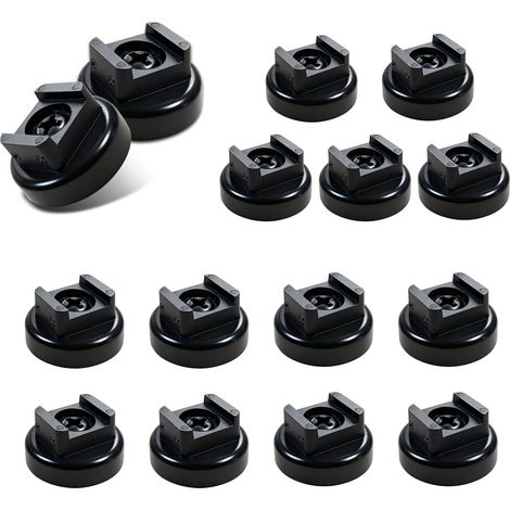 Packung mit 15 magnetischen Kabelbinderhaltern – 20-mm-Basis – Multifunktionaler Magnetismus – Kabelmanagement-Basis für elektrische Verkabelung in Haushalt, Büro und Schifffahrt
