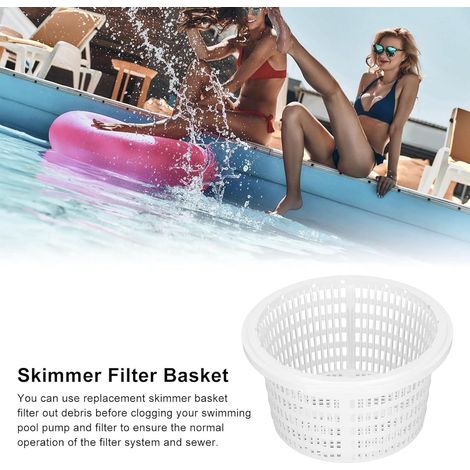 Cestello per skimmer da piscina, 19 cm – un accessorio di ricambio per una pulizia efficace della superficie dell'acqua, resistente e facile da installare. (1/5)