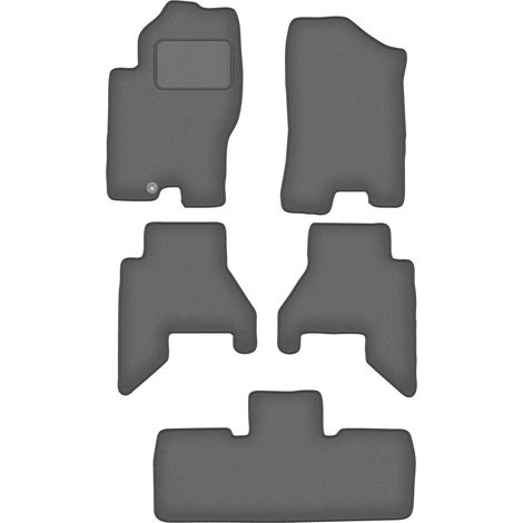 Tapis de sol graphite pour Nissan Pathfinder 7 places (avant restylage) (2005-2010) (1/5)