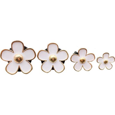 (Blanc,1,8/2,3/3 / 3,3 cm)de Marguerite,ACTOYS 8 Clips de Ventilation de FleurMarguerite Décoration,Accessoire Voiture Femme Interieur,émettraUn Parfum Agréable (1/4)