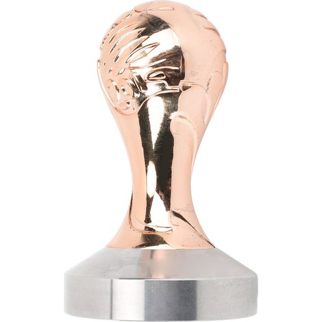 Tamper à café 58 mm poignée ergonomique en acier inoxydable, presse café accessoire machine à café pour maison et café, or rose (1/5)