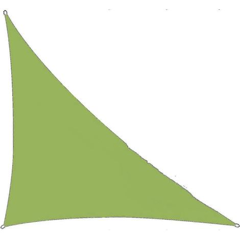 Offre exceptionnelle à petit prix Parasol imperméable compatible avec le jardin, auvent triangulaire à angle droit, couverture de piscine anti-UV, vert Green-Glad Green (1/5)