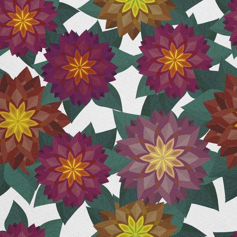 Outdoor dekostoffe oxford - Motiv Blumen 5 (1/5)