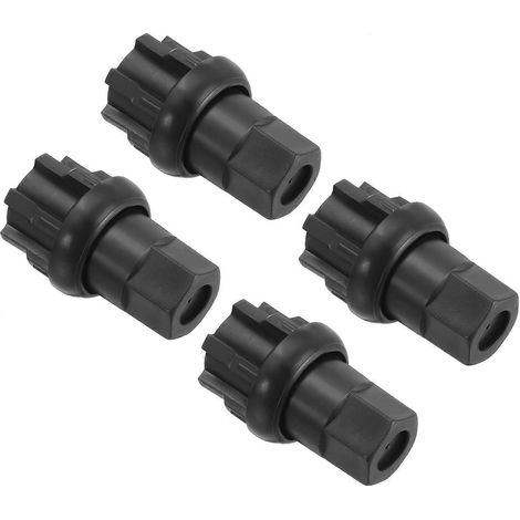 Pieds de table réglables, en acier inoxydable, de 8,3 cm à 11,5 cm de hauteur, compatibles avec des tubes de 5 cm de diamètre extérieur, lot de 4 (1/5)