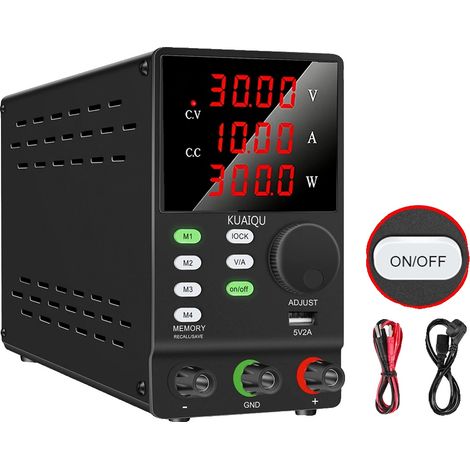 Fuente de alimentación de CC, memoria programable, control de voltaje ajustable, SPPS30V10A (1/2)
