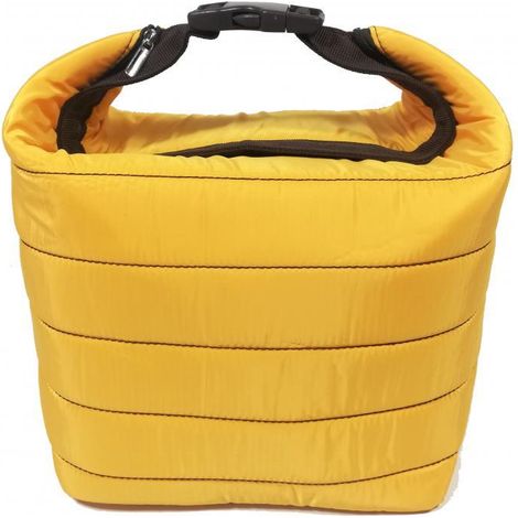 Ensemble de sacs isothermes avec boîtes de conservation pour le voyage, ocre, sacs 22 x 18 x 22 cm, boîtes 19,6 x 19,6 x 7 cm, 1400 ml (1/5)