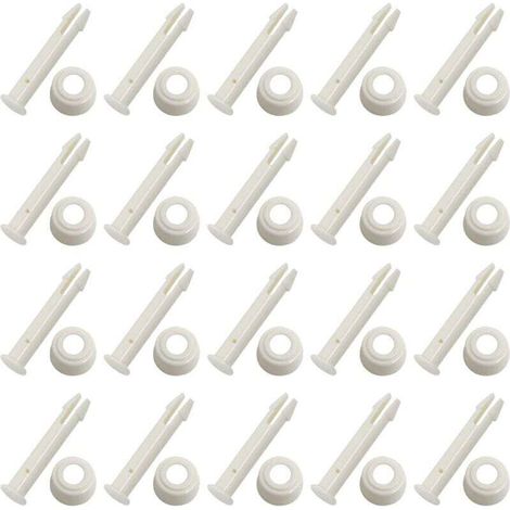 20 Plastic Pool Joint Pins for Common Pools, Pins with Seals, Replacement Parts for Pool Frame (5.5 cm) (1/5)
