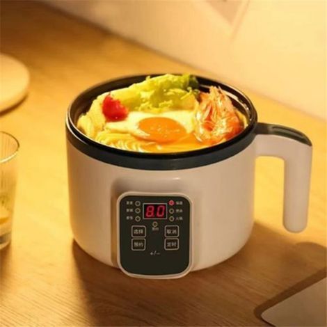 Cuiseur à riz électrique domestique Mini marmite multifonctionnelle, marmite à la vapeur. Marmite chauffe rapidement (1/5)