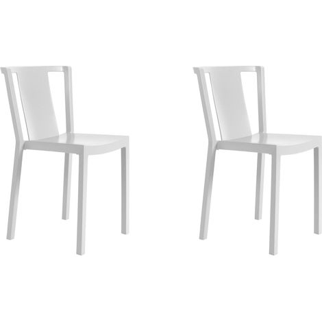 Resol NEUTRA Set 2 Silla Interior, Exterior Blanco