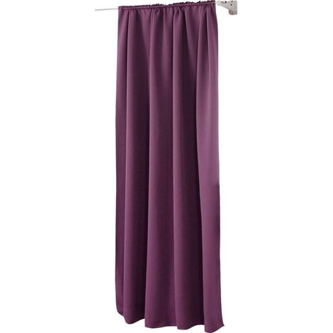WOLTU 1 pièce Rideau occultant, pour Maison intérieure pour fenêtre et Porte Isolant Thermique, 135x245cm, Violet VH5880vl
