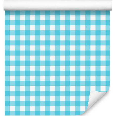 Papier peint à motifs céladon et turquoise pour salon et chambre, 50 x 1000 cm (1/5)