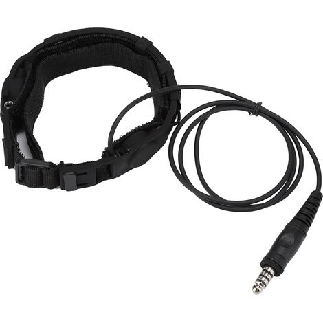 Z033FG pour casque Element ZTactics avec micro-cravate PTT et tour de cou en nylon AB (1/5)