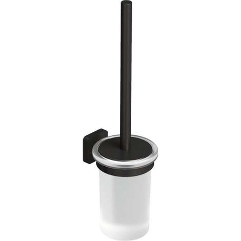 KLUDI-VELA S Set portascopino per WC - Brushed Gunmetal, 25974N2 (1/2)