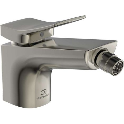Miscelatore bidet CHECK sporgenza 133 mm argento Storm con piletta IDEAL STANDARD (1/5)