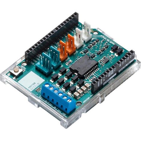 Original para Arduino Motor Shield Rev3 A000079 L298P Placa de accionamiento de puente completo doble para UNO R3 (1/5)