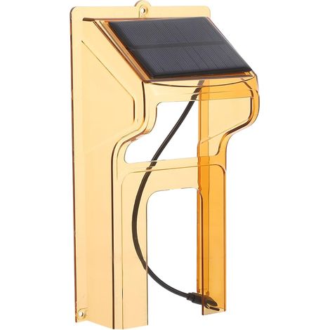jojofuny Cache-Étanche pour Sonnette Solaire Protection Anti-Pluie en Plastique Transparent Housse Résistante aux Intempéries Compatible Sonnette Vidéo Extérieure Protection Solide pour (1/5)