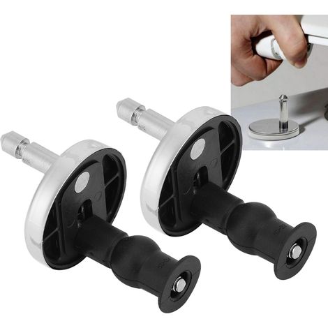 Vis, charnières, boulons, écrous à expansion en caoutchouc, accessoires de fixation pour abattant de toilettes (1/5)