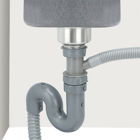 Bonde de lavabo en acier inoxydable pour salle de bain, outil de vidange (1/5)