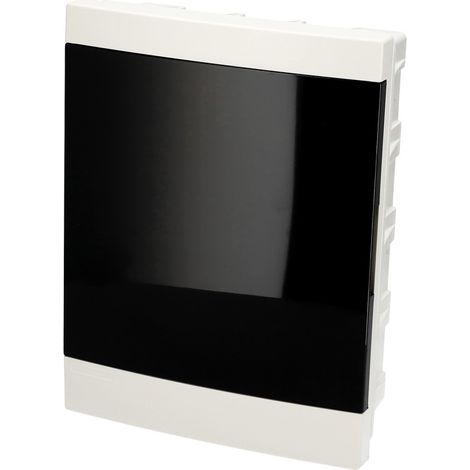 Tableau électrique encastré 16 modules (2x8) blanc porte fumée EDO777845 EDO Technic (1/5)