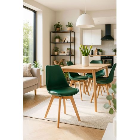 Sillas Comedor - Silla Synk Basic - Verde oscuro (1/5)