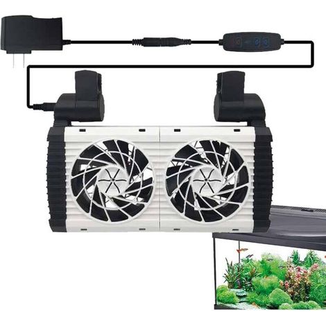 Aquarium Refroidisseurs Aquarium Fan Fish Tank Ventilateur Ventilateur Marine 2 Ventilateur (1/4)