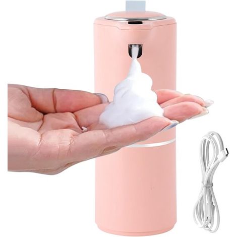 Automatischer Seifenspender Automatischer Schaumseifenspender 280 ml Flüssigseife mit Sensor für Küche Bad Hotel Restaurant für Männer Frauen und (1/5)