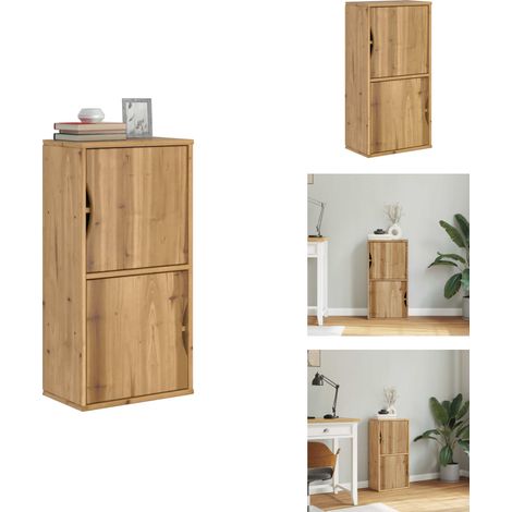 Armoire latérale ODDA 40x24x79 cm bois massif pin - Armoire Latérale - Armoires Latérales - Armoire - Meuble De Rangement (1/5)