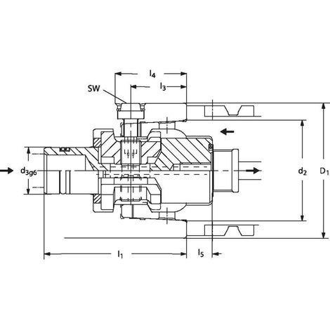 RÖHM Einbauspannsatz DIN69893-HSK-C50 (1/5)