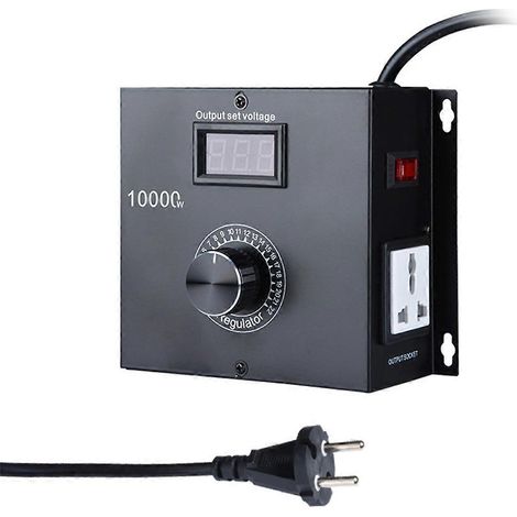 Contrôleur de vitesse variable 10 000 W SCR pour ventilateur et moteur (prise européenne). (1/5)