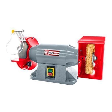 Holzmann – Touret à meuler 900W – Moteur à induction silencieux – Corps en fonte – Pour ébavurer et nettoyer – 230V
