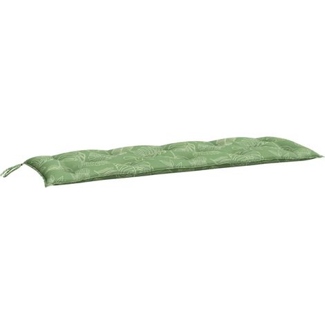 Maison Exclusive - Gartenbank-Auflage Blattmuster 150x50x7 cm Oxf