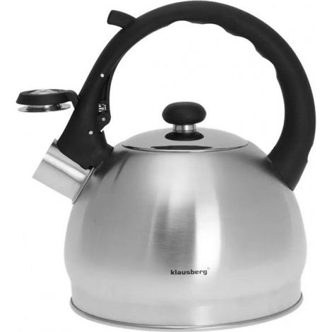 Bouilloire - Acier Inoxydable - 1 8 L - Sifflet Rabattable - Compatible Tous Feux - 1 Pièce (1/4)