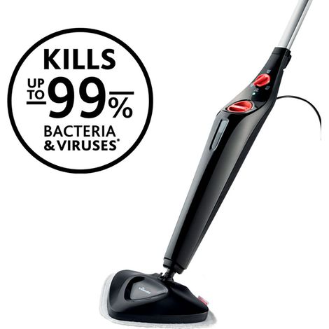 Vileda Steam Plus limpiador a vapor negro 0,4 L 1550 W (1/5)