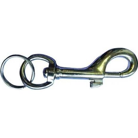 Moschettoni Girevoli Nichelati 12 Pezzi 1/2X3-3/8 (1/2)