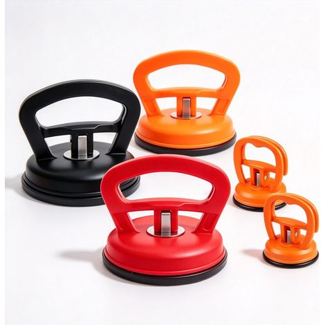 Kit de Débosselage Carrosserie 5 Pièces avec Ventouses – Force d’Aspiration Jusqu’à 70 kg – Outil de Réparation pour Carrosserie de Voiture – ABS Durable