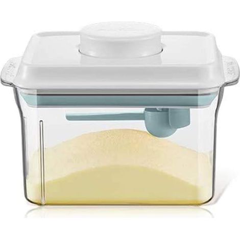 1 Distributeur de lait en poudre, Boîte de rangement portable, Plastique alimentaire, Joint étanche, Pour lait et snacks (1/5)