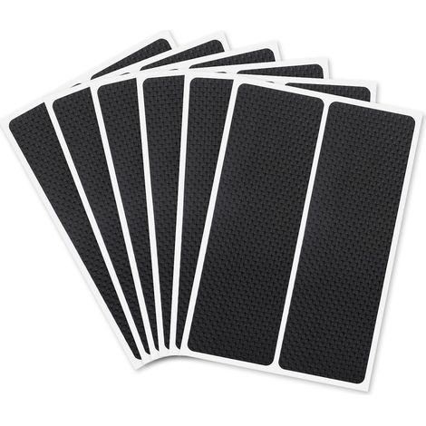 Set mit 12 selbstklebenden Antirutschpads – Schutz für Möbel und Holzböden – 14 x 5 cm – Rutschfest – Für Möbelbeine, Stühle, Tische (1/5)