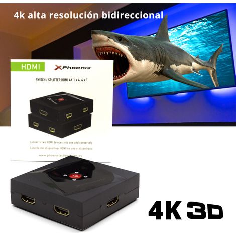 Adaptador monitor tv phoenix splitter switch