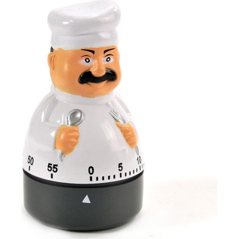 Kitchen Timer - Countdown Timer - Mechanical Timer - 60 Minutes - Cooking Shape Alarm Clock - Suitable for Kids and Elderly - Can be Used for Kitchen (1/5)