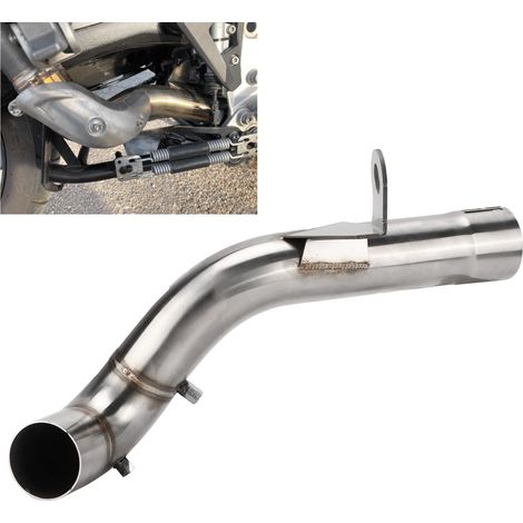 Tube d'échappement intermédiaire en acier inoxydable pour BMW F750GS F850GS 2018-2020