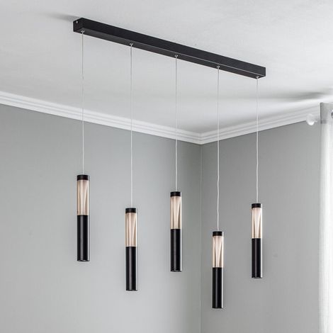 [GEBRAUCHT] B-Ware Lucande Pendelleuchte Pendellampe LED schwarz Danson Esszimmer Küche Wohnzimm270 (1/2)