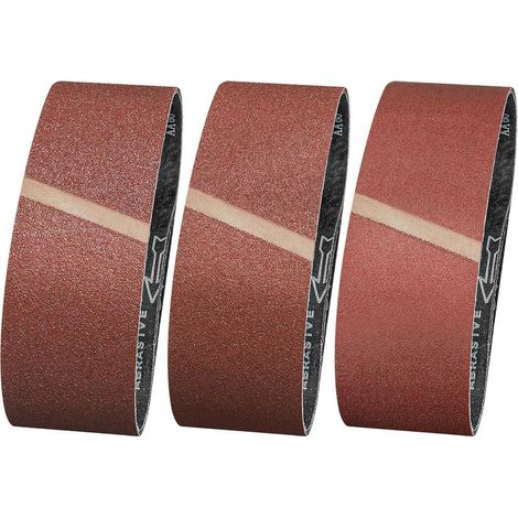 Sollbry – Lot de 12 bandes abrasives 100 x 915 mm – Grain 60/80/120 – Pour ponçage bois, métal et autres matériaux – Compatible ponceuses 75 x 533 mm (1/5)
