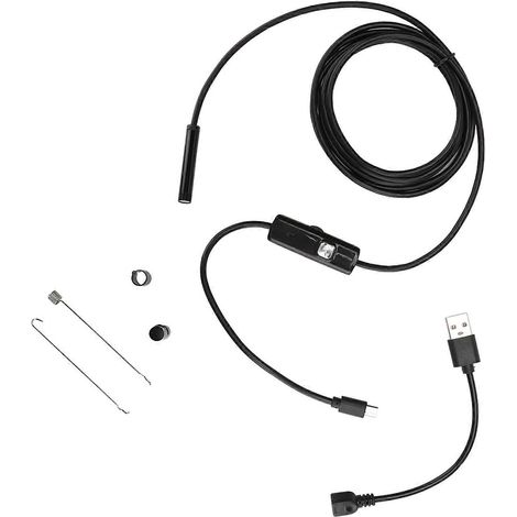 2-in-1 HD IP67 Waterproof 7mm Mobile Phone Endoscope for Android / Windows with 2 Meters USB Cable (1/5)