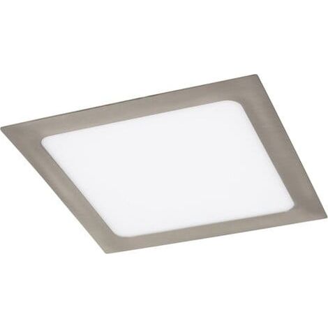 Plafonnier encastré carré LED 18W chrome Rabalux Lois