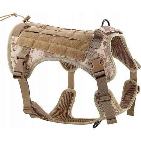 Hunter Tactical Geschirr für Hunde Größe S Braun Komfort