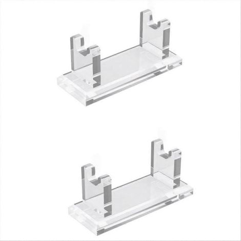 Acryl-Tischständer für Herren, kompatibel mit Viking Blade, -23 °C, transparent, 2er-Pack (1/5)